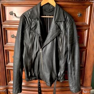 Joe’s Jeans Lamb Leather Moto Jacket